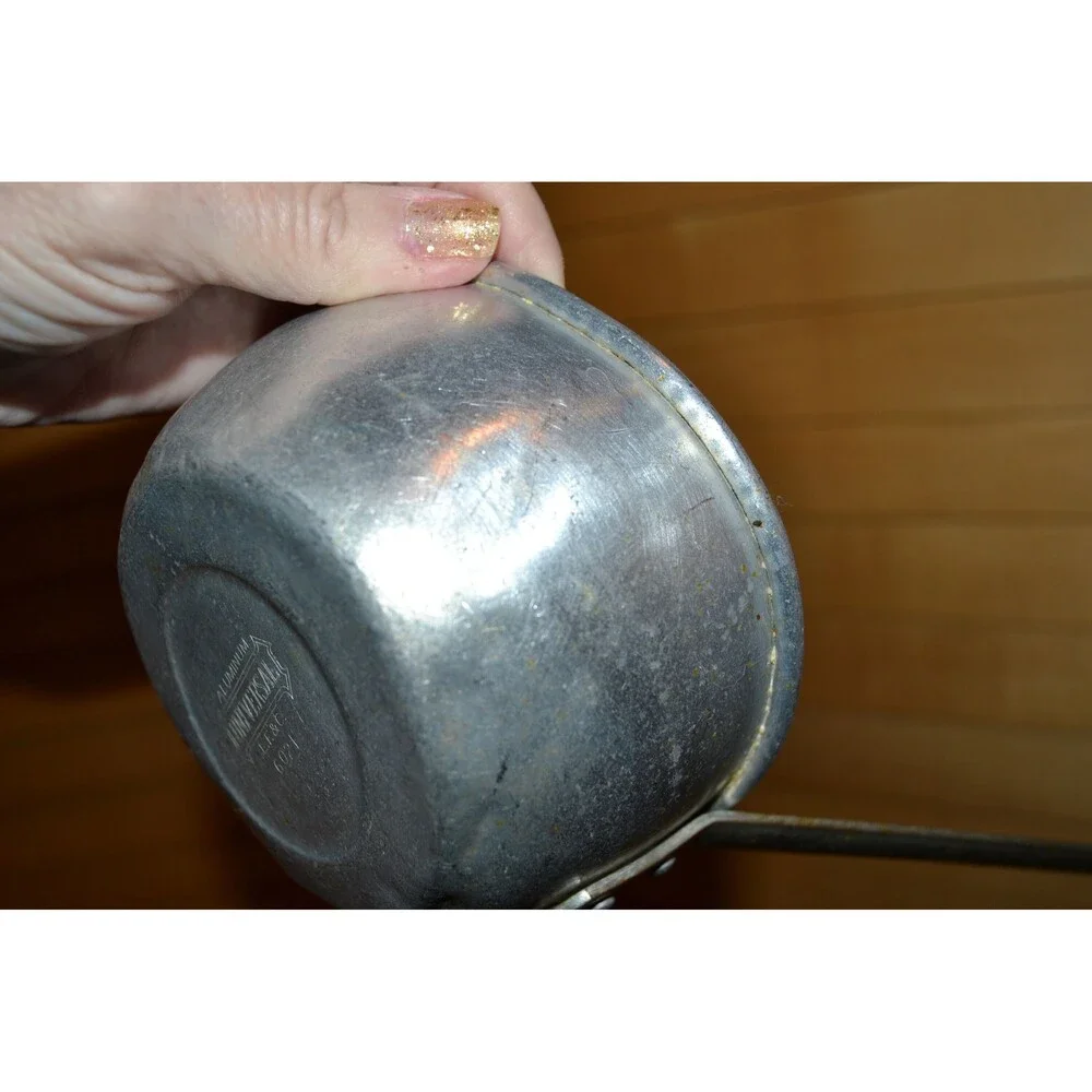 Vintage Ladle Scoop Aluminum French Market Farmhouse Cottage Core Country